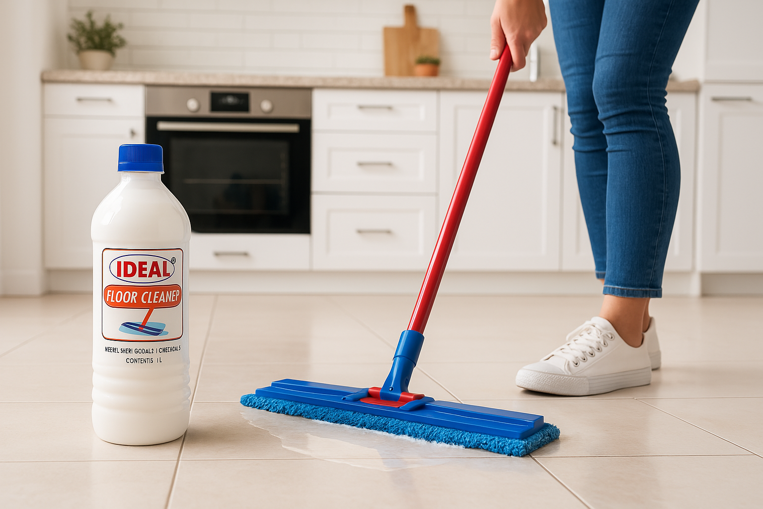 Ideal Cleaning Floor Cleaner White