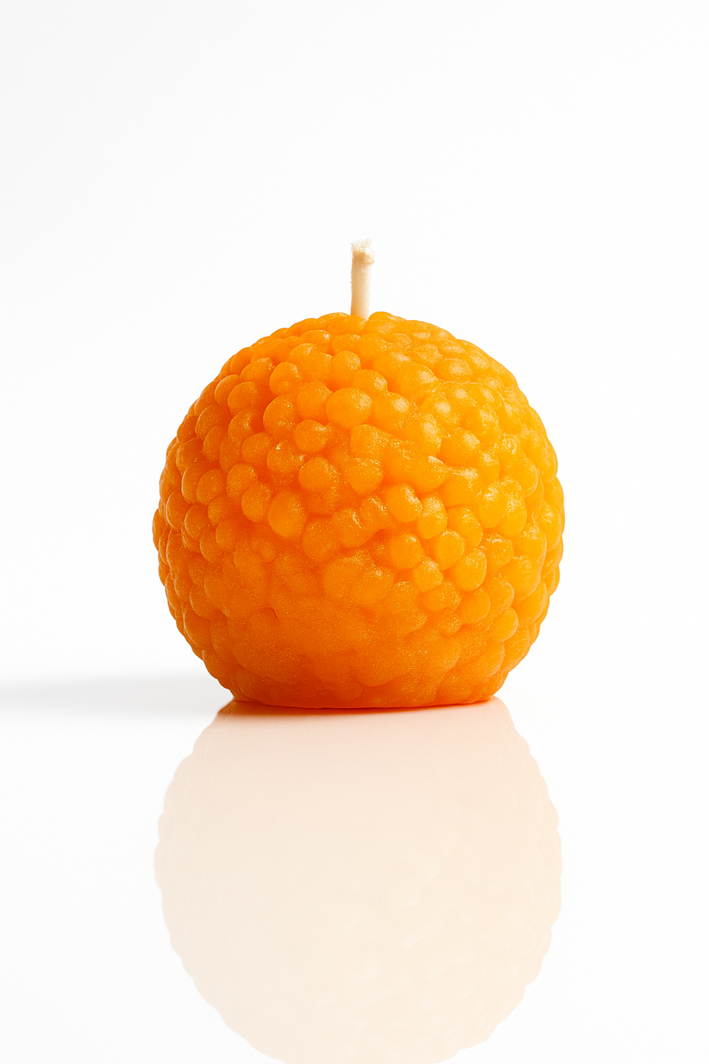 Sukhaprasāda Glow Candle – Sweet Vibes, No Calories ✨🟠