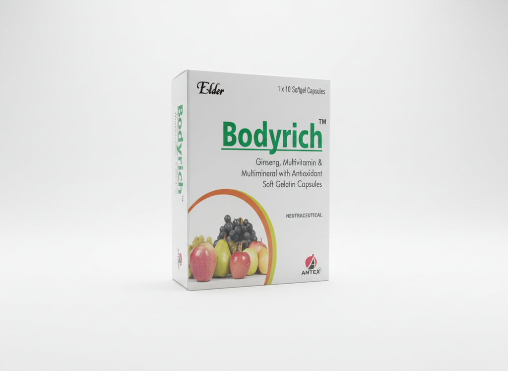 Bodyrich Ginseng Multivitamin Multimineral Softgels with Antioxidants - 10 Capsules