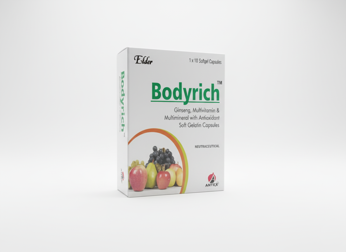 Bodyrich Ginseng Multivitamin Multimineral Softgels with Antioxidants - 10 Capsules