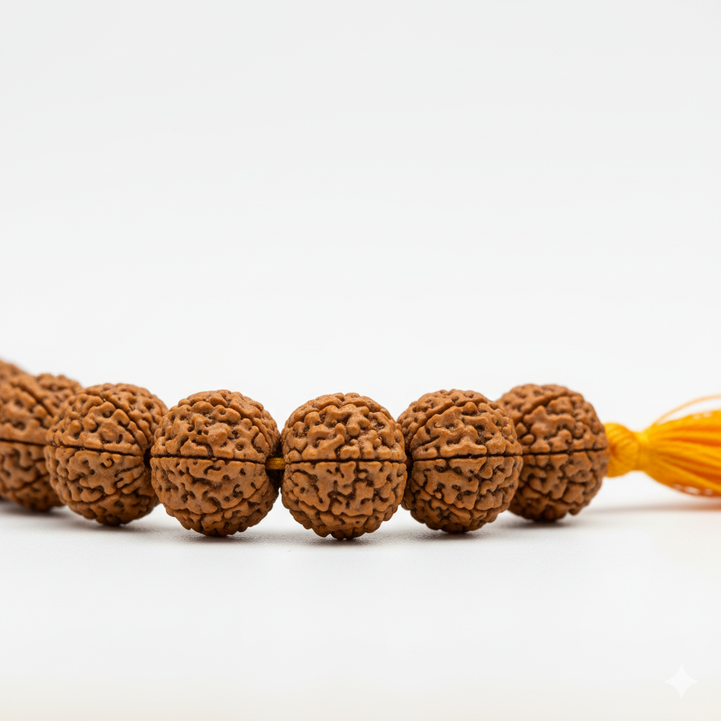 5 Mukhi Rudraksha Mala – Timeless Elegance for Spiritual Practice