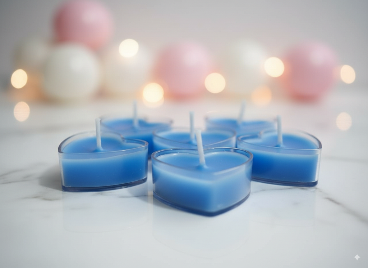 Dipikamanih – Aesthetic Blue & White Tealight Candles