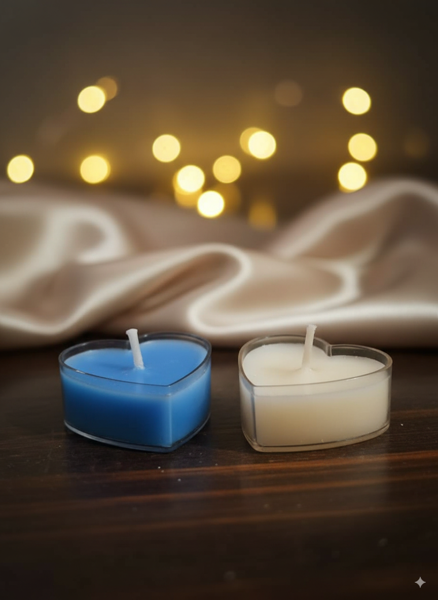 Dipikamanih – Aesthetic Blue & White Tealight Candles