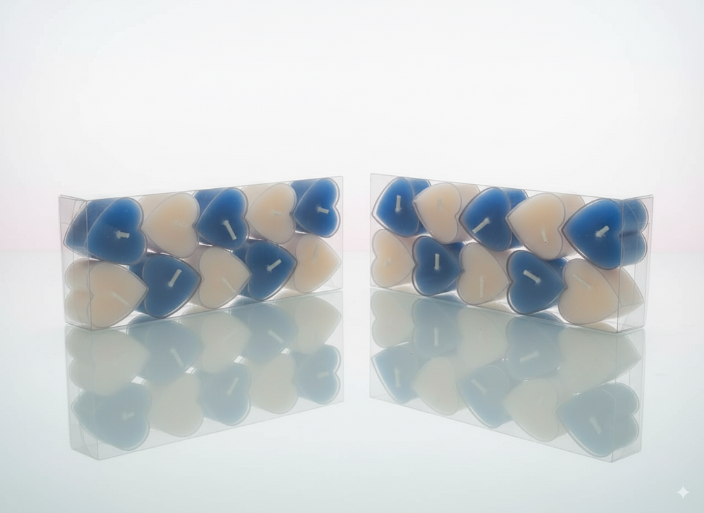 Dipikamanih – Aesthetic Blue & White Tealight Candles