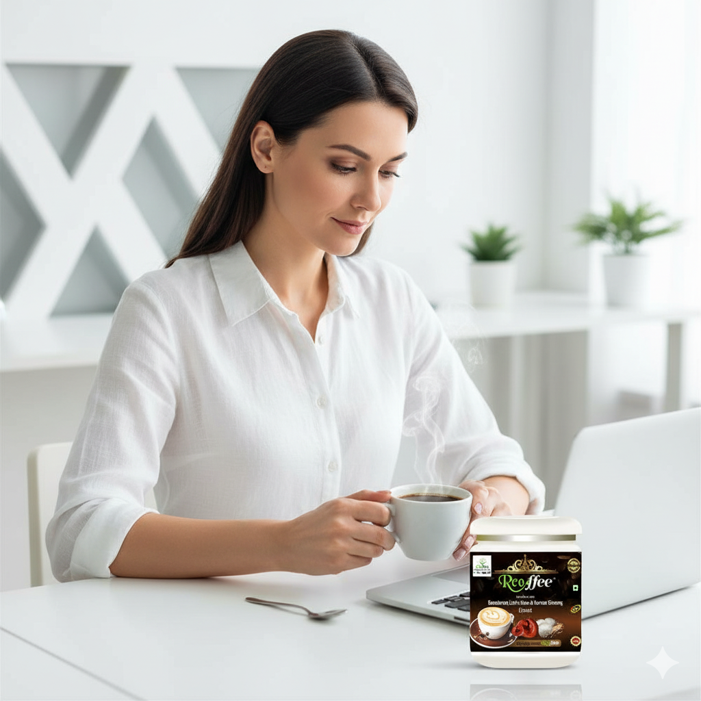 Reoffee - Premium Wellness Coffee with Ganoderma, Lion's Mane & Korean Ginseng