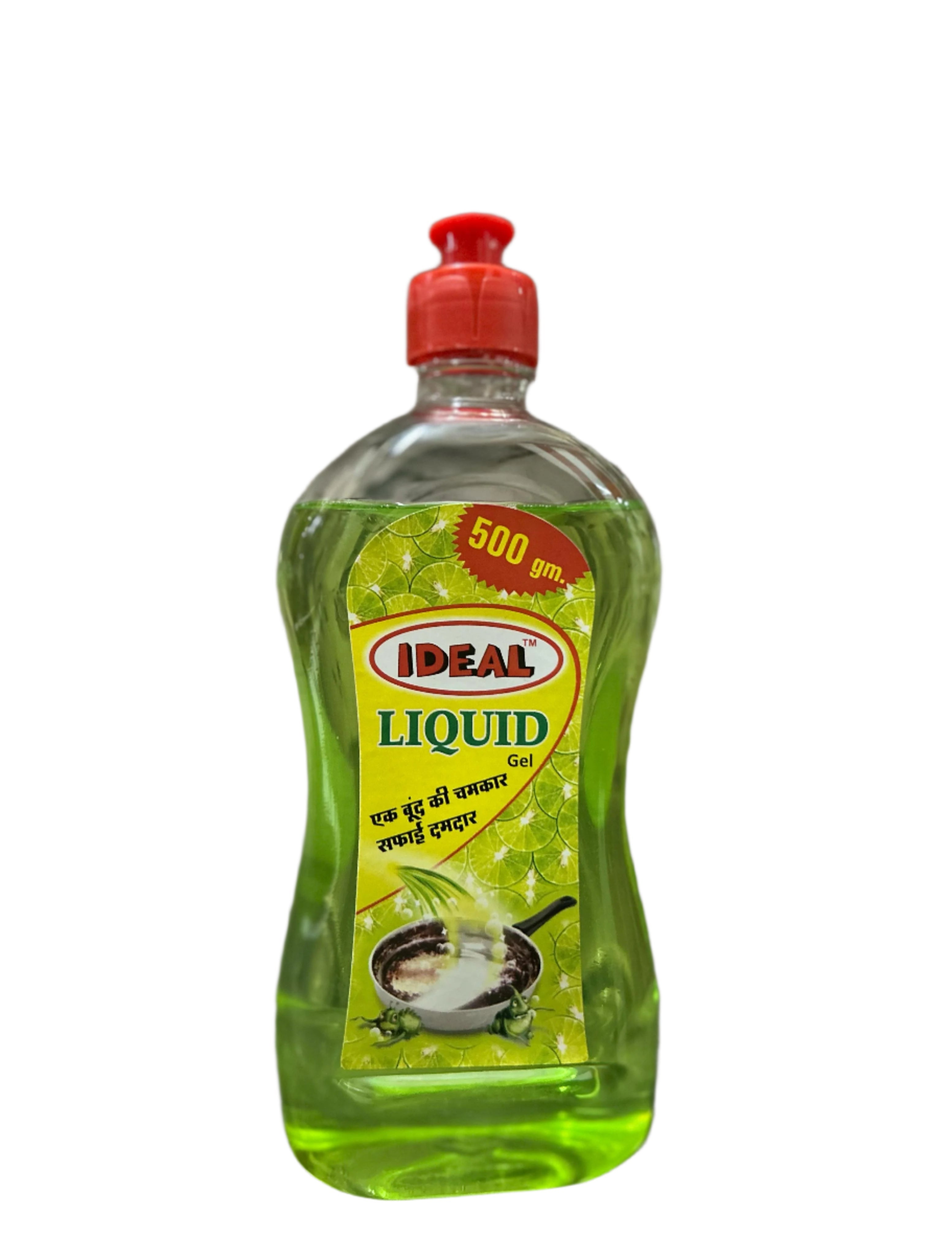 ideal Dishwash Gel – Powerful Grease Removal & Gentle on Hands (500ml)