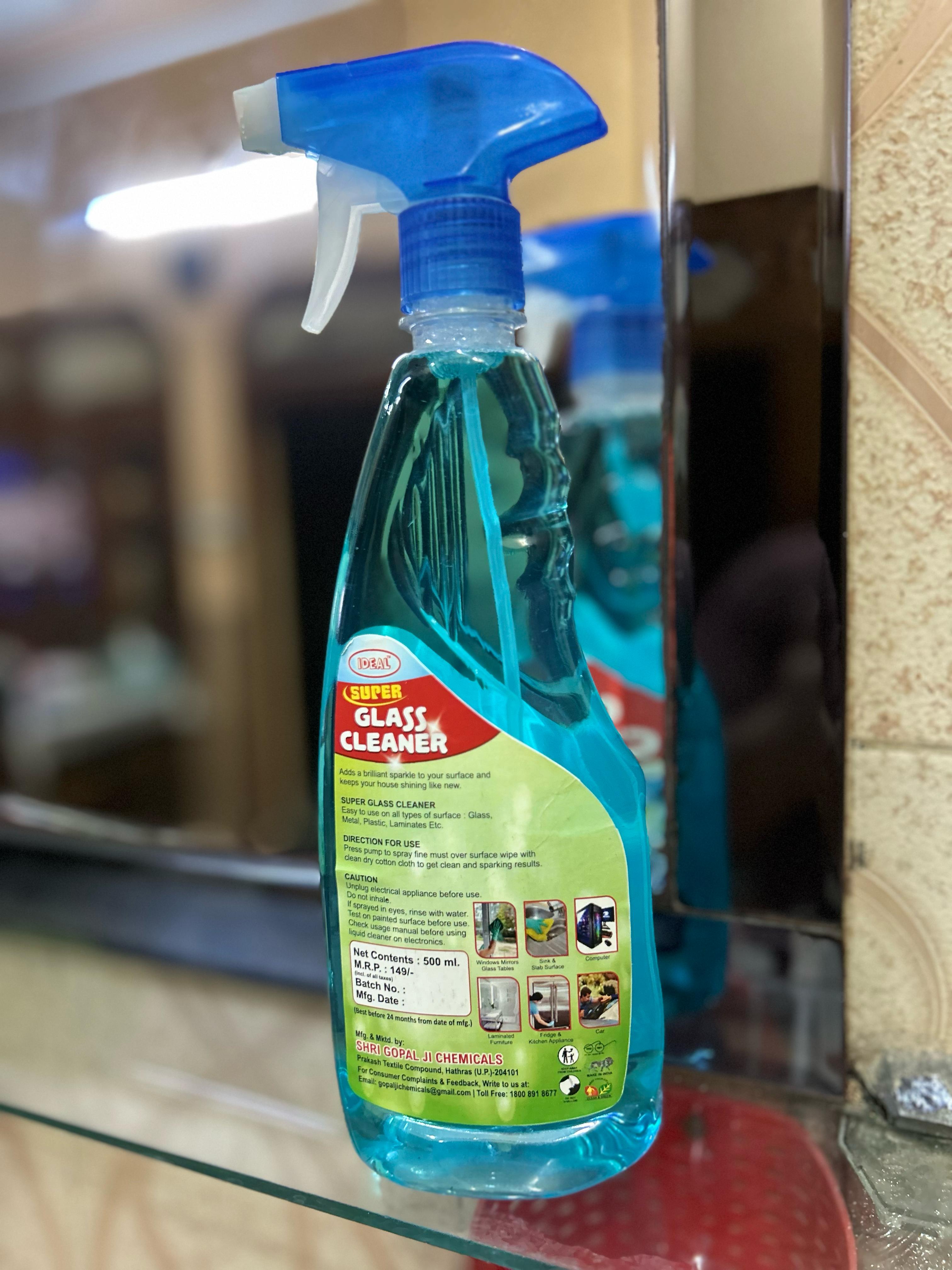 Ideal Glass Cleaner 500ml – Streak-Free Shine & Powerful Dirt Removal