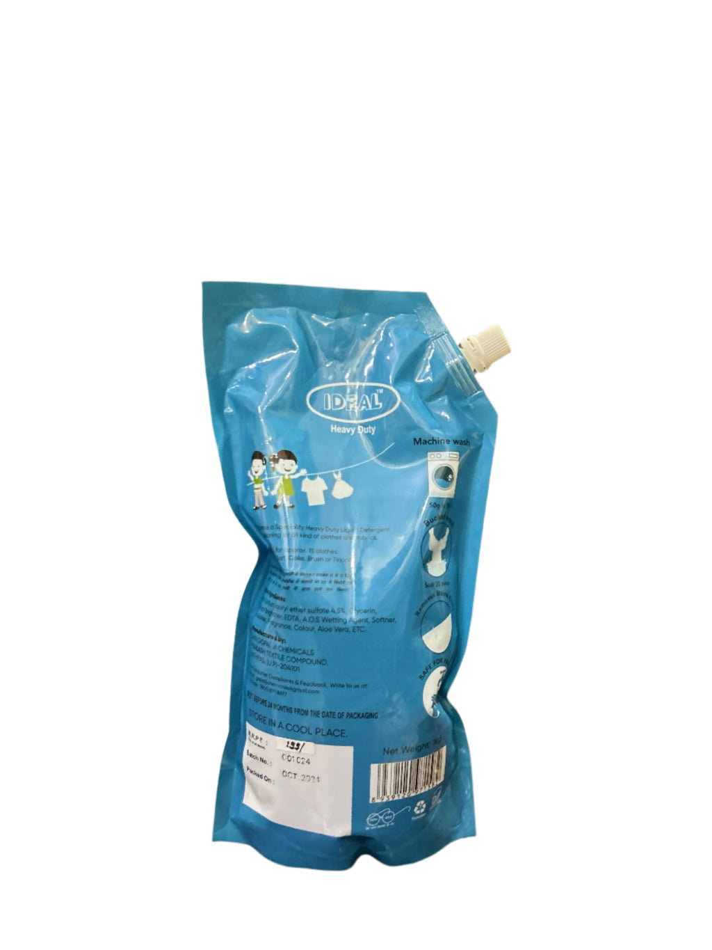 Ideal Heavy Duty Wett Wash Liquid Detergent – Powerful Stain Removal & Fabric Care