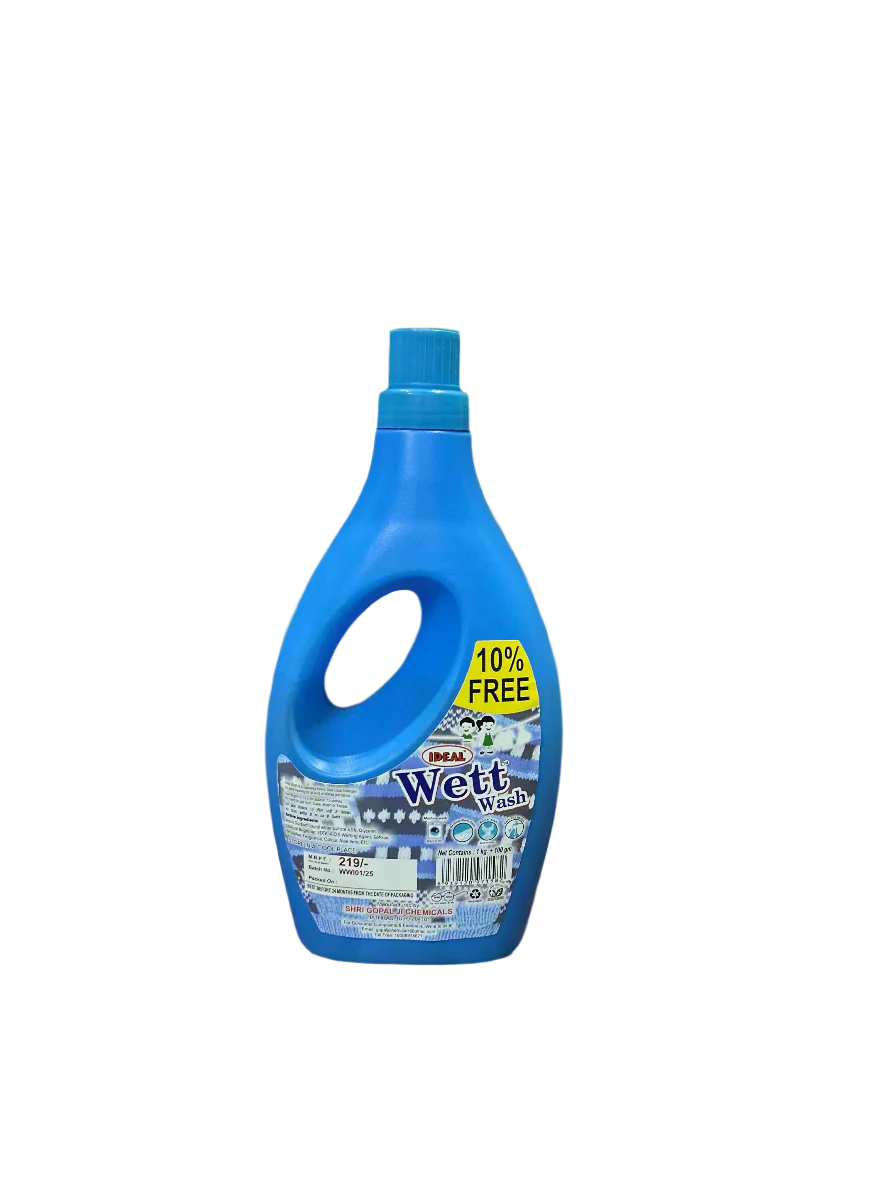 Ideal Wett Wash Liquid Detergent 1L - Tough on Stains, Gentle on Fabrics