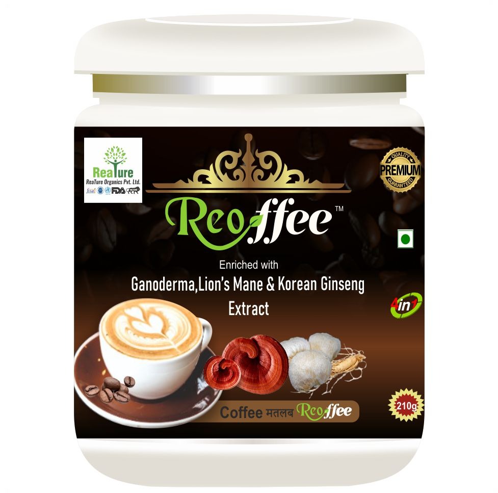 Reoffee - Premium Wellness Coffee with Ganoderma, Lion's Mane & Korean Ginseng