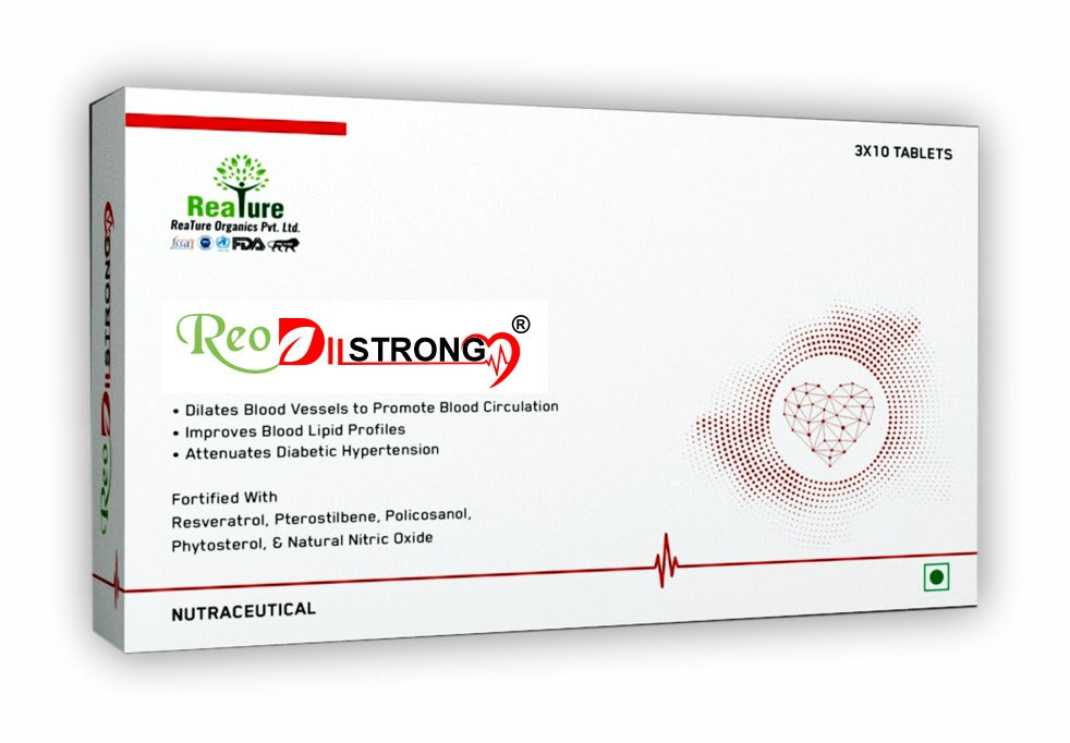 Reo Dilstrong - Heart Health & Blood Circulation Support Tablets (30 Tablets)