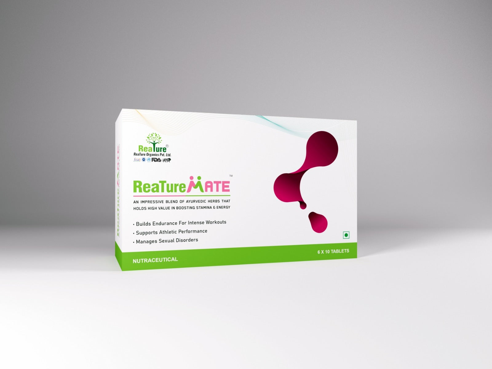 ReaTure Mate - Premium Ayurvedic Wellness Supplement with Shatavari, Ashwagandha & Mucuna