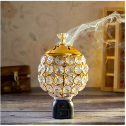Luxury Electric Crystal Bakhoor Burner