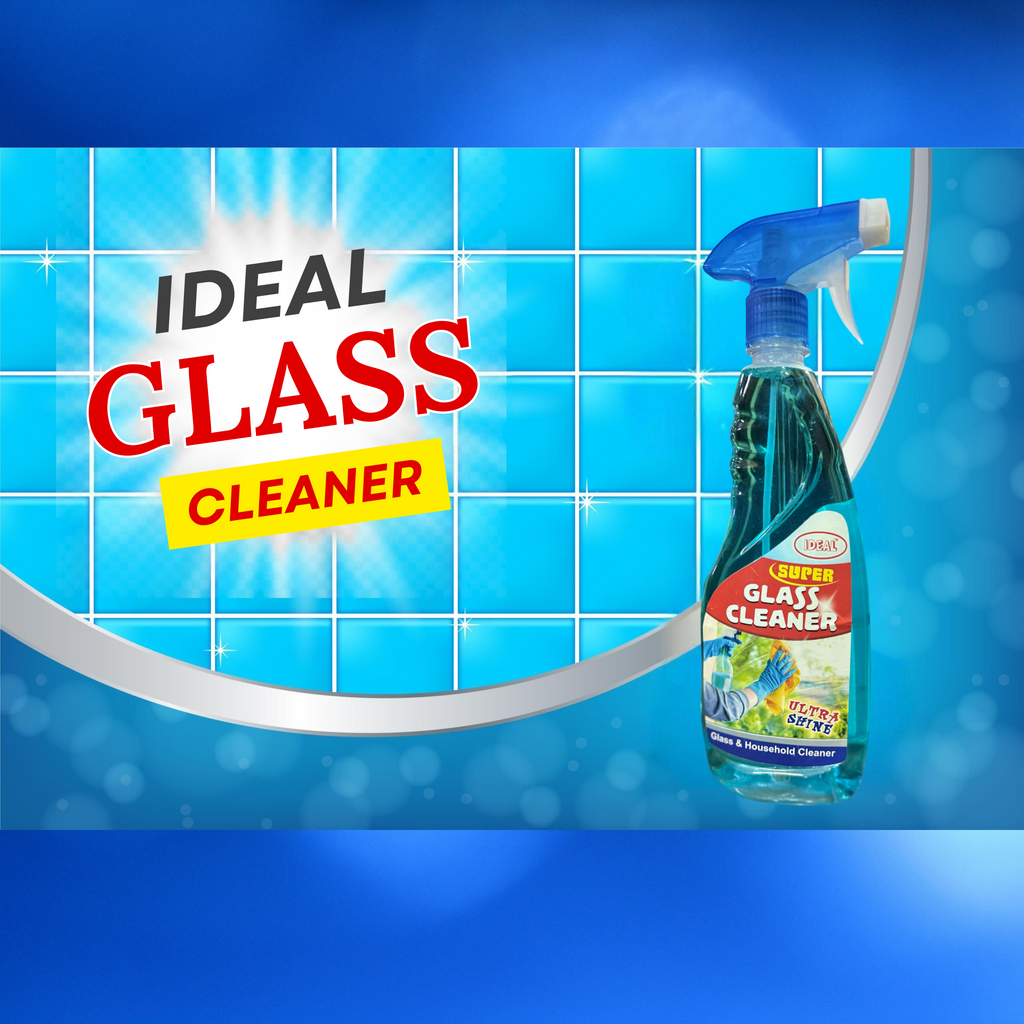 Ideal Glass Cleaner 500ml – Streak-Free Shine & Powerful Dirt Removal